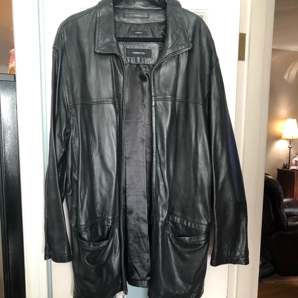 Claiborne Men’s Lambskin Leather Jacket